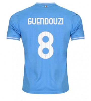 Lazio Matteo Guendouzi #8 Hjemmebanetrøje 2023-24 Kort ærmer